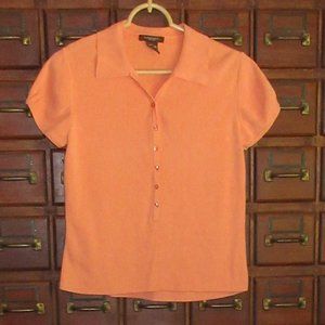 ESPERANTO Short Sleeve Cotton Sweater Top Med